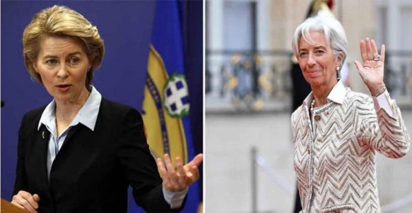 Due donne alla guida dell’Europa: Lagarde alla Bce e von der Leyen alla Commissione